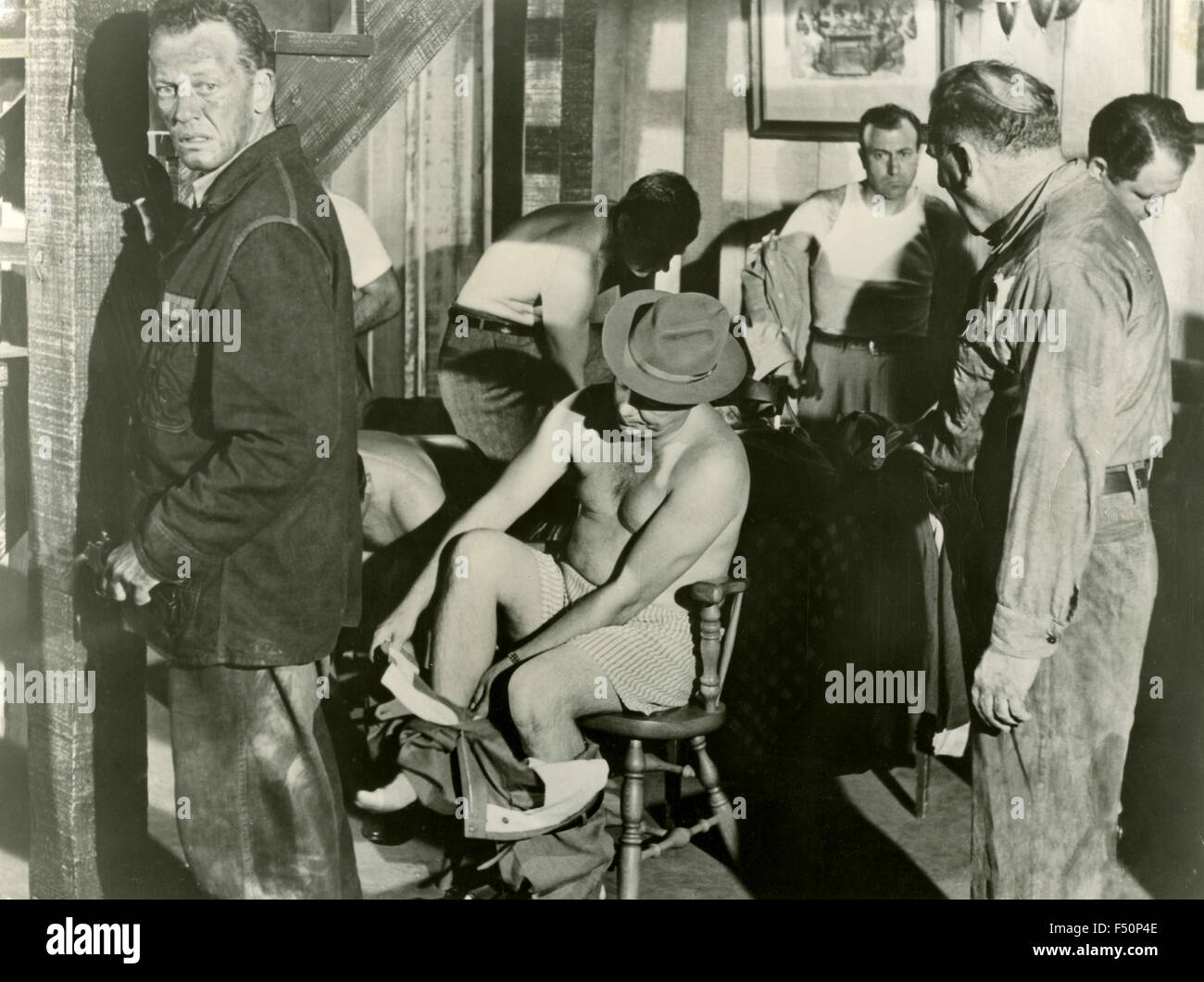 Eine Szene aus dem Film "Crashout", USA Stockfoto