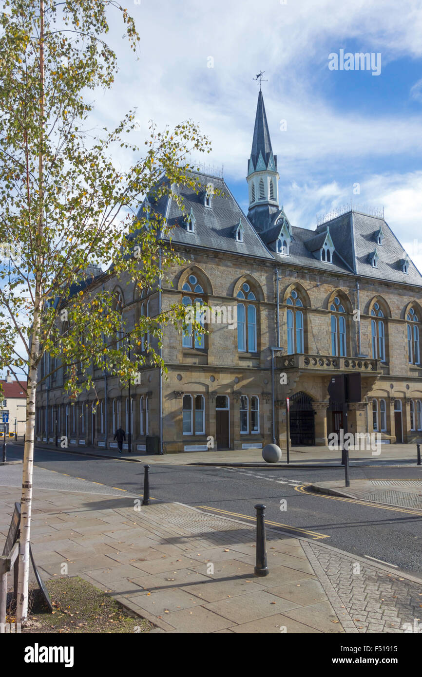 Rathaus in der Marktplatz Bishop Auckland, Co. Durham UK Stockfoto