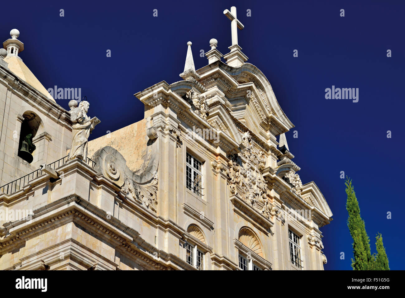 Portugal: Detail der neuen Kathedrale in Coimbra Stockfoto