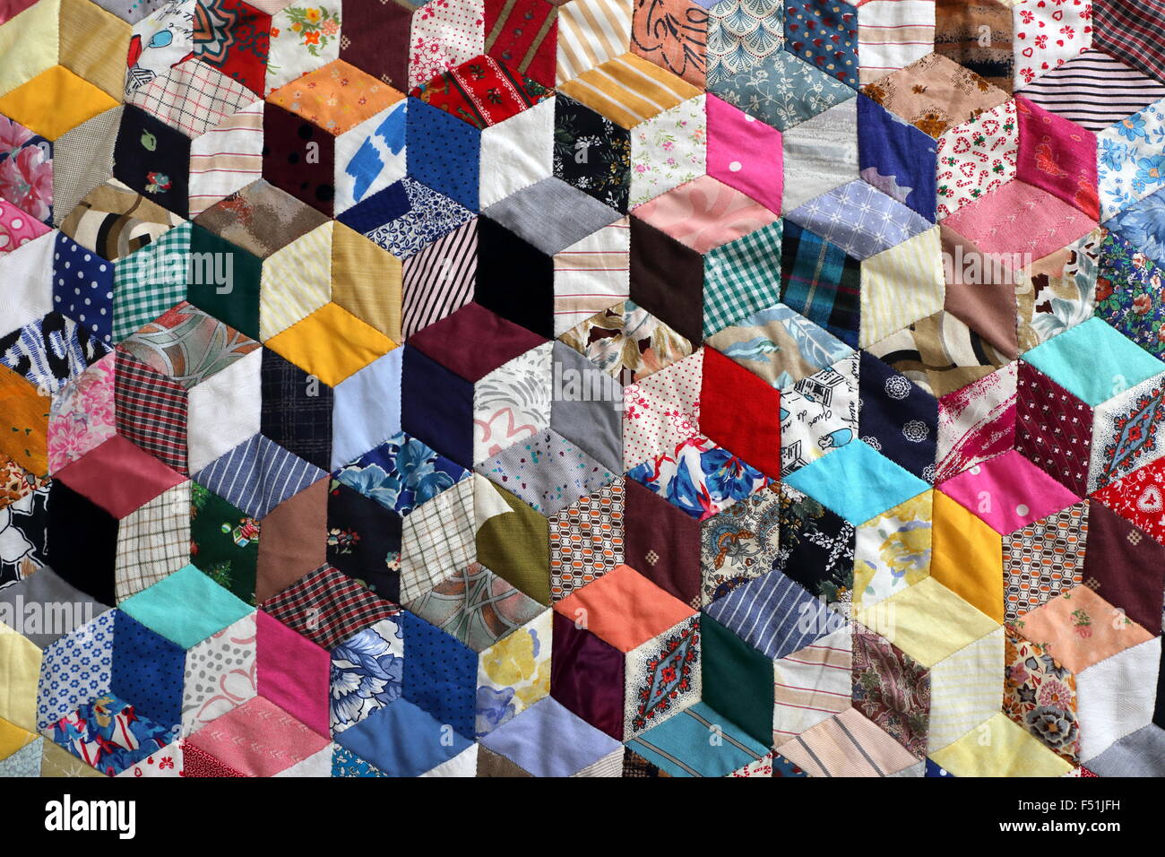Patchwork quilt Stockfoto, Bild 89161621 Alamy