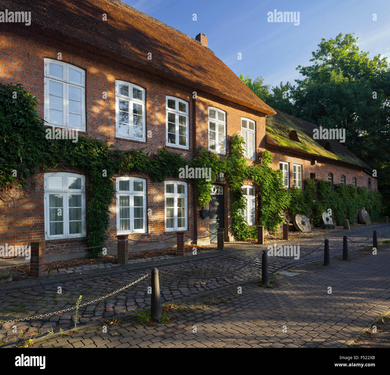 Alte Mühle, Mühlenredder (Straße), Ahrensburg (Stadt), Schleswig-Holstein (Bundesland), Deutschland Stockfoto