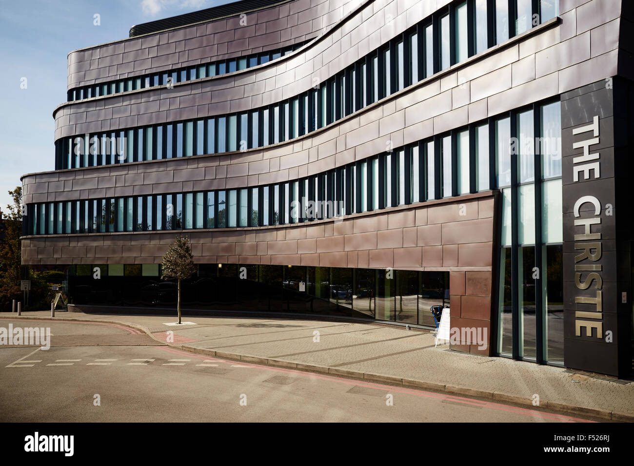Die Christie NHS Foundation Trust liegt in Withington, Manchester, und ist eines der größten Krebs-Behandlungszentren in Eu Stockfoto