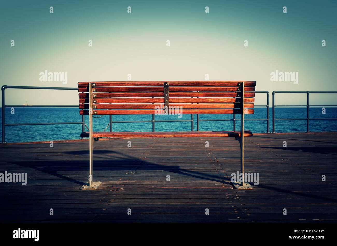 Blick auf das Meer. Zypern. Mittelmeer. Stockfoto