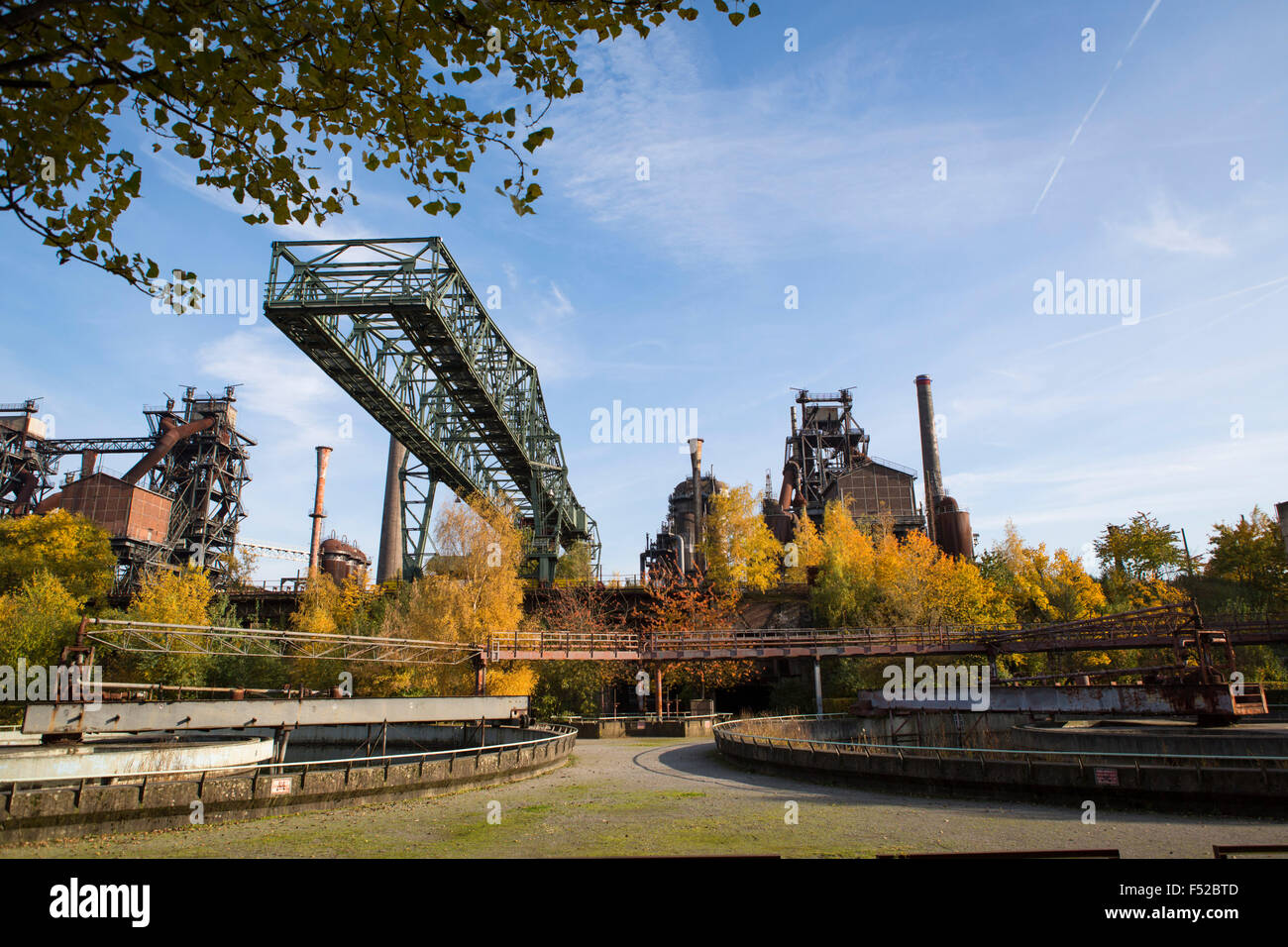 Industriekultur im Landschaft Park Duisburg Nord Stockfoto