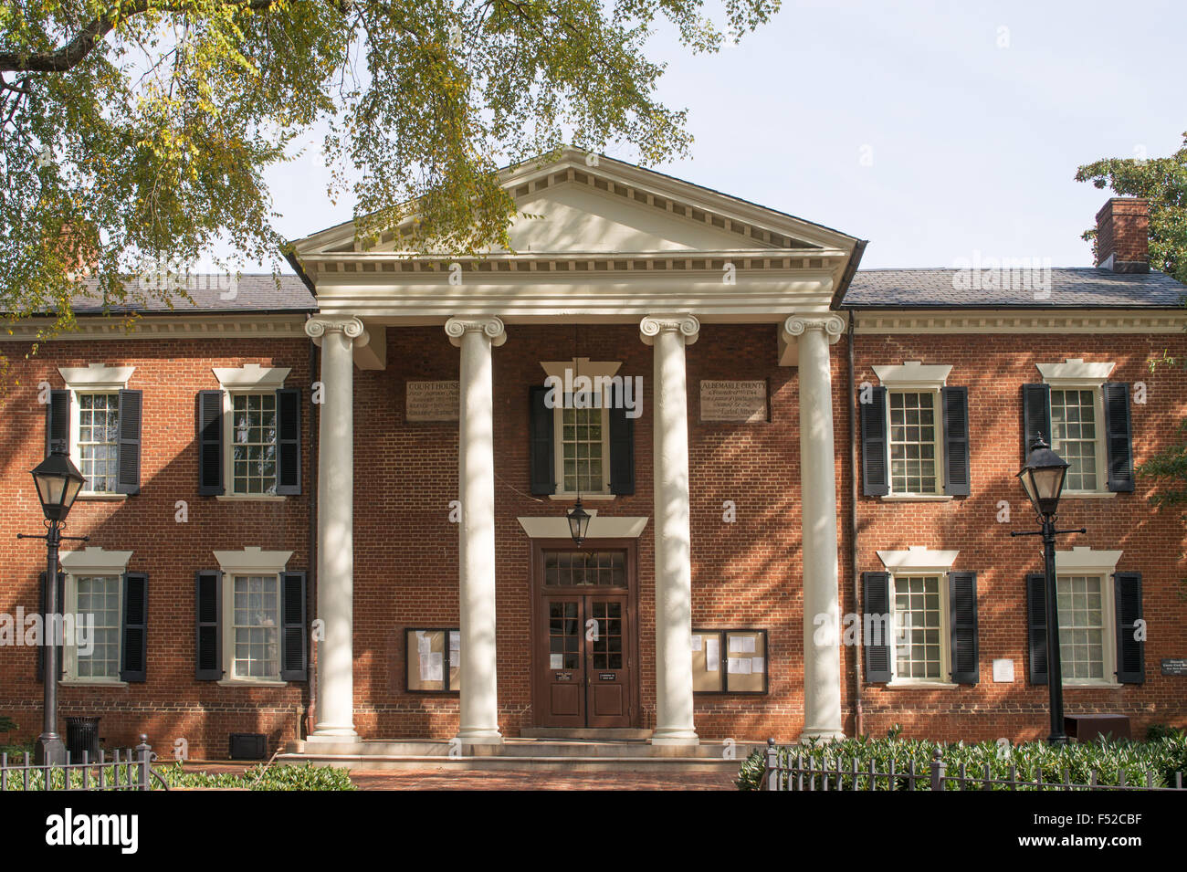 Alten Albemarle County Court House, Charlottesville, Virginia, USA Stockfoto