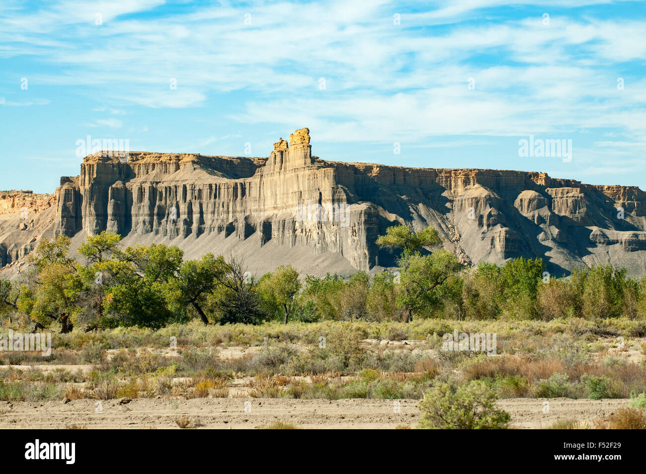 Mesa in der Nähe von Hanksville, Utah, USA Stockfoto