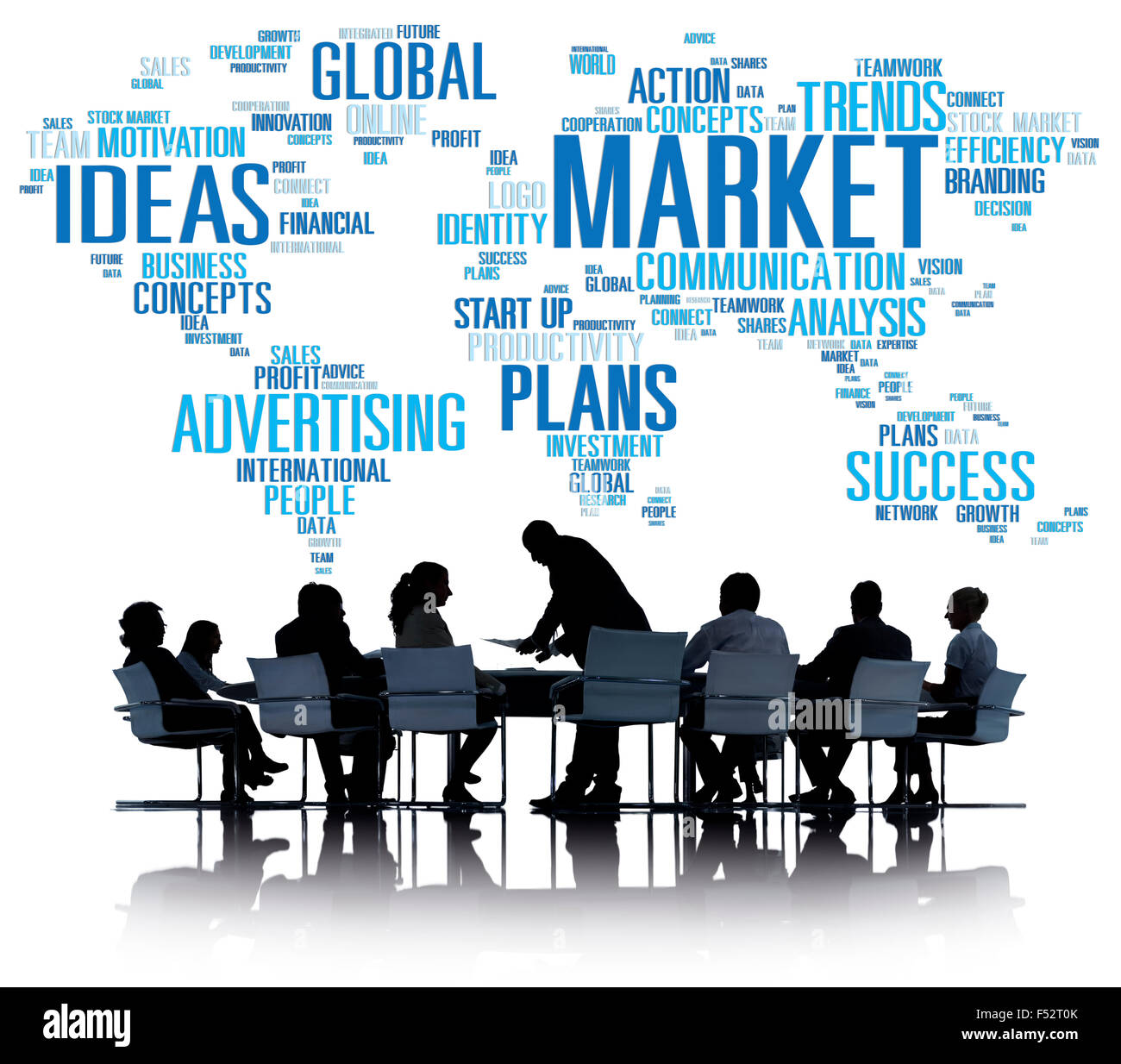Markt Global Business Marketing Handel Geschäftskonzept Stockfoto