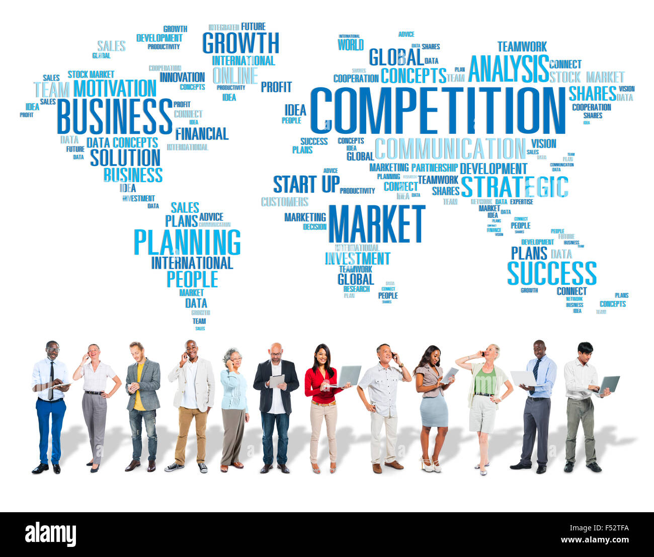 Wettbewerb Marktkonzept Global Challenge Contest Stockfoto