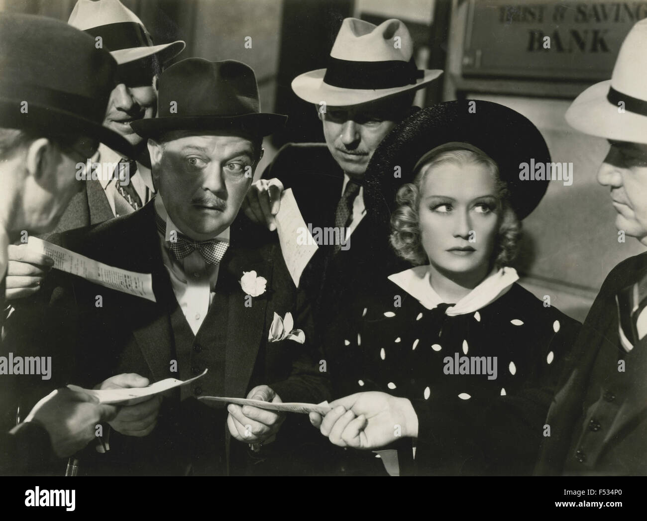 Die Schauspieler Miriam Hopkins und Charles Winninger in einer Szene aus dem Film "Delicious Tyrann" (Frau jagt Mann), USA Stockfoto