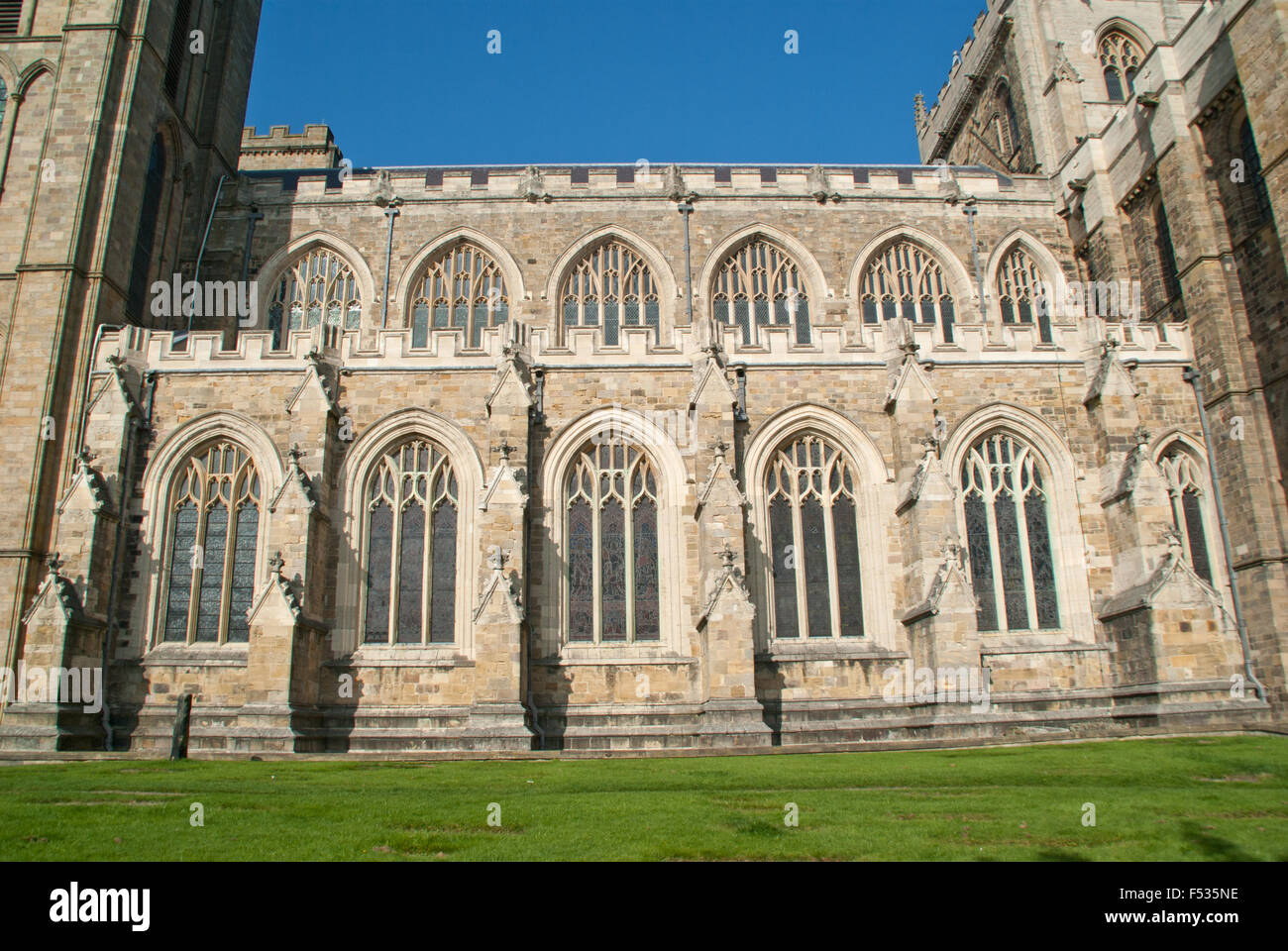 Kathedrale von Ripon Stockfoto