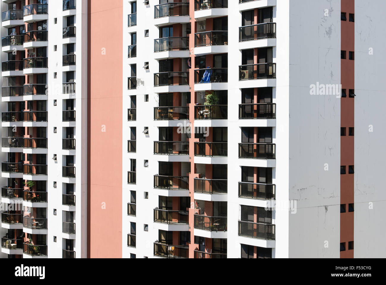 Hubschrauber und Stadtbilder von Sao paolo brasil Stockfoto