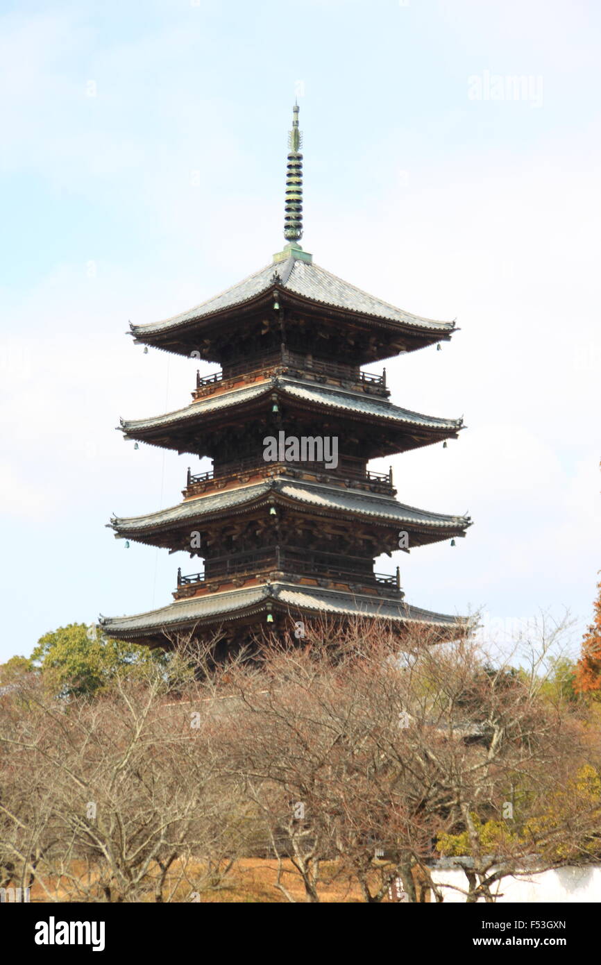 Kokubu Tempel in Okayama, Japan Stockfoto