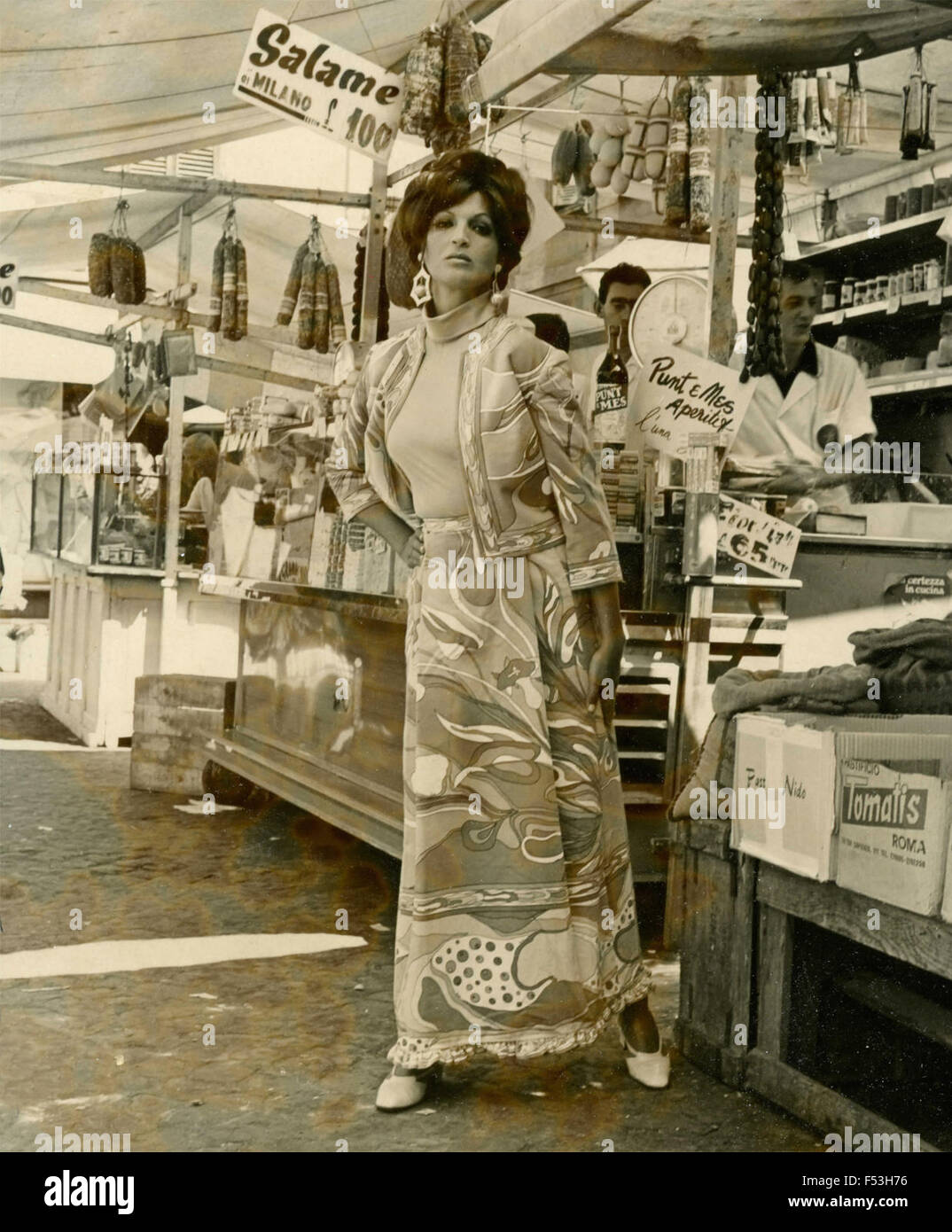 Werbung-Damen Mode Bekleidung, Rom, Italien Stockfoto