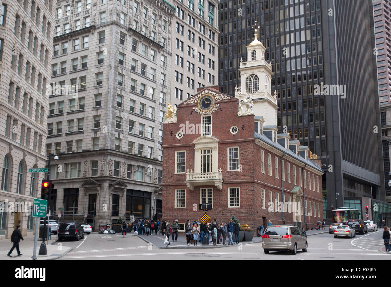 Old State House Boston Stockfoto