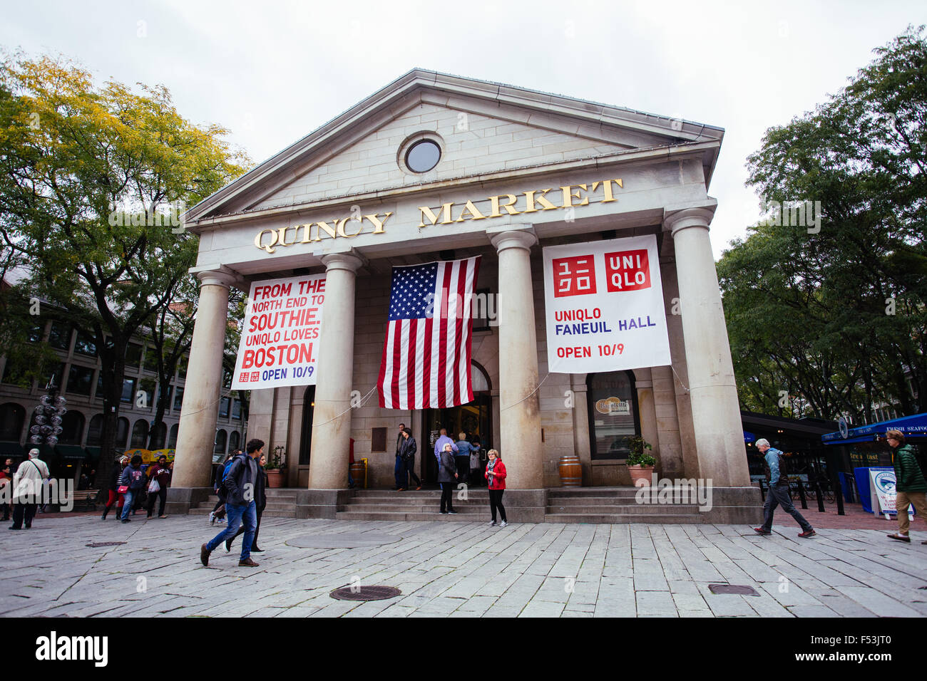 Quincy market boston Stockfoto