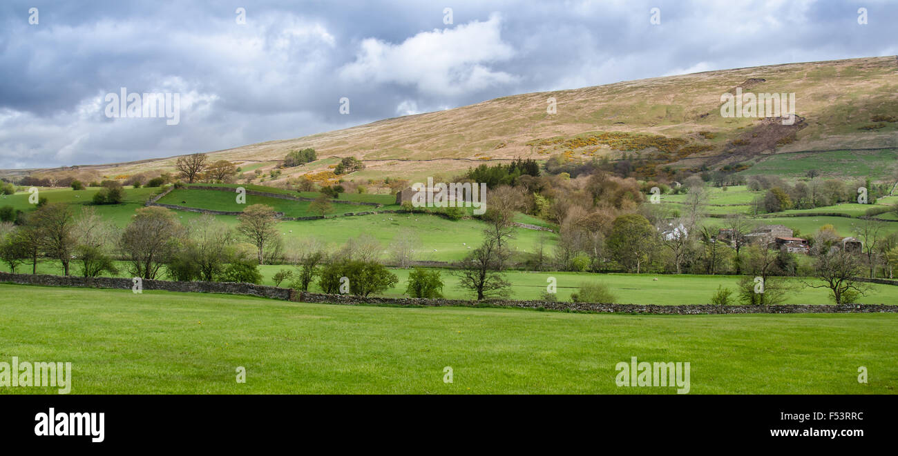 Die Fjälls Dentdale Cumbria Stockfoto