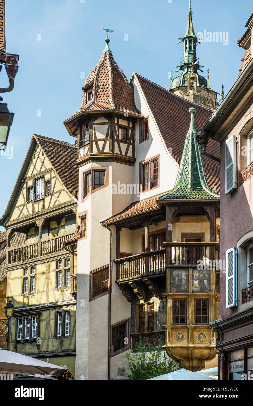 Maison Pfister, Colmar, Elsass, Frankreich Stockfoto