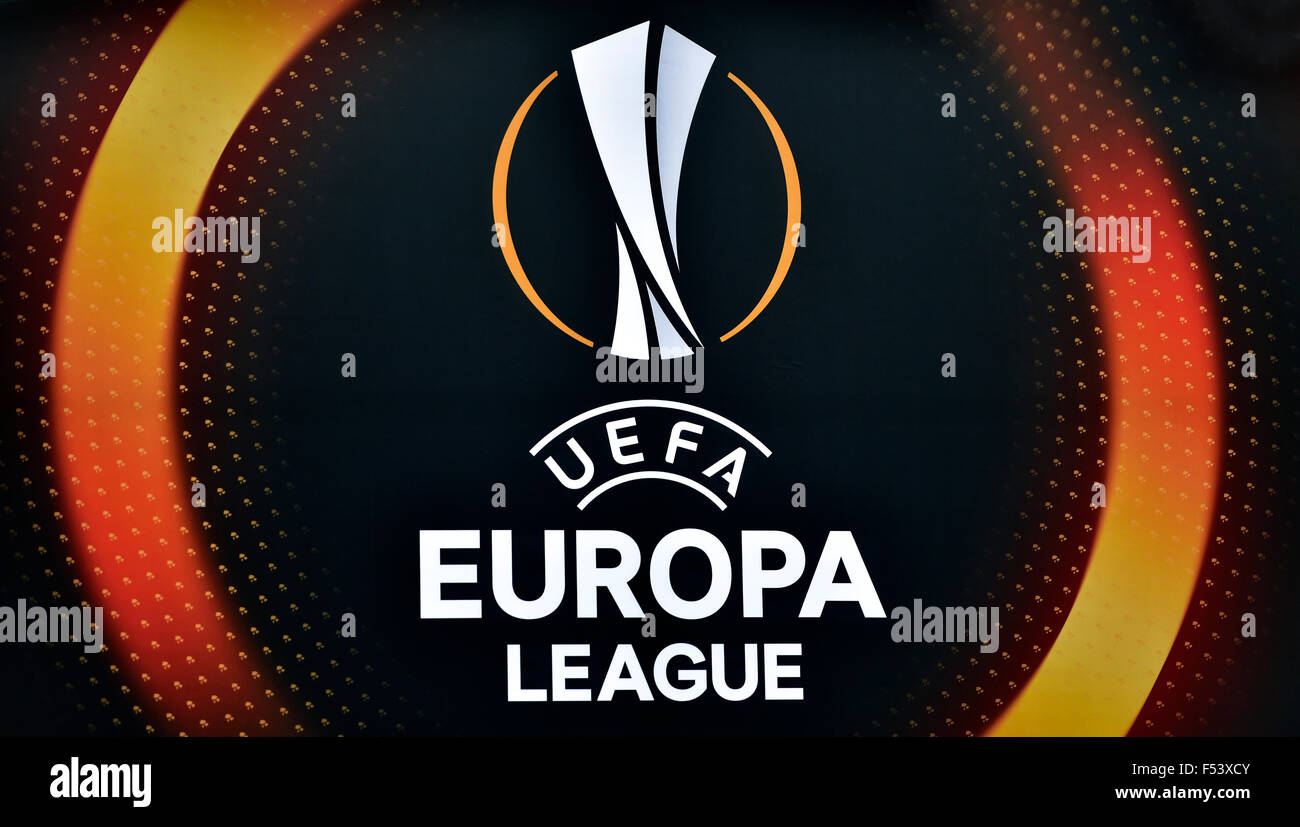 Logo der UEFA Europa League, des europäischen Fußballs Körper zur Regelung Stockfoto