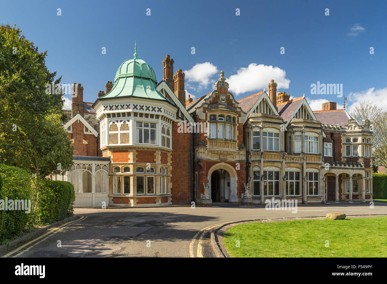 Bletcheley Park Haus Villa Stockfoto