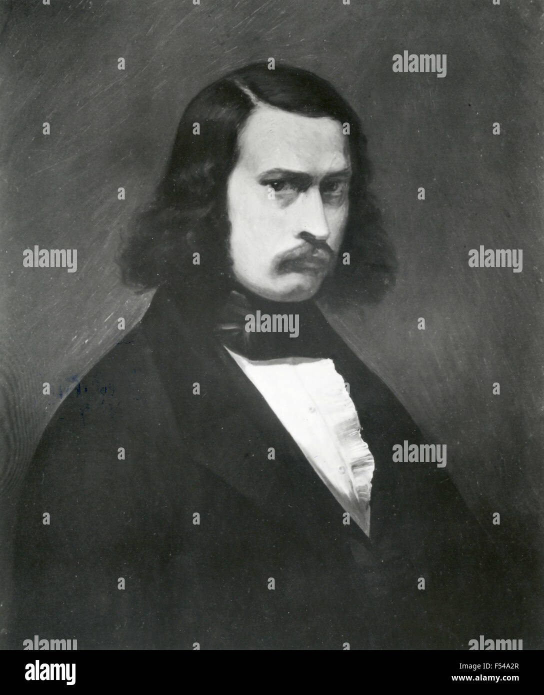 Selbstporträt des französischen Malers Jean-François Millet Stockfoto