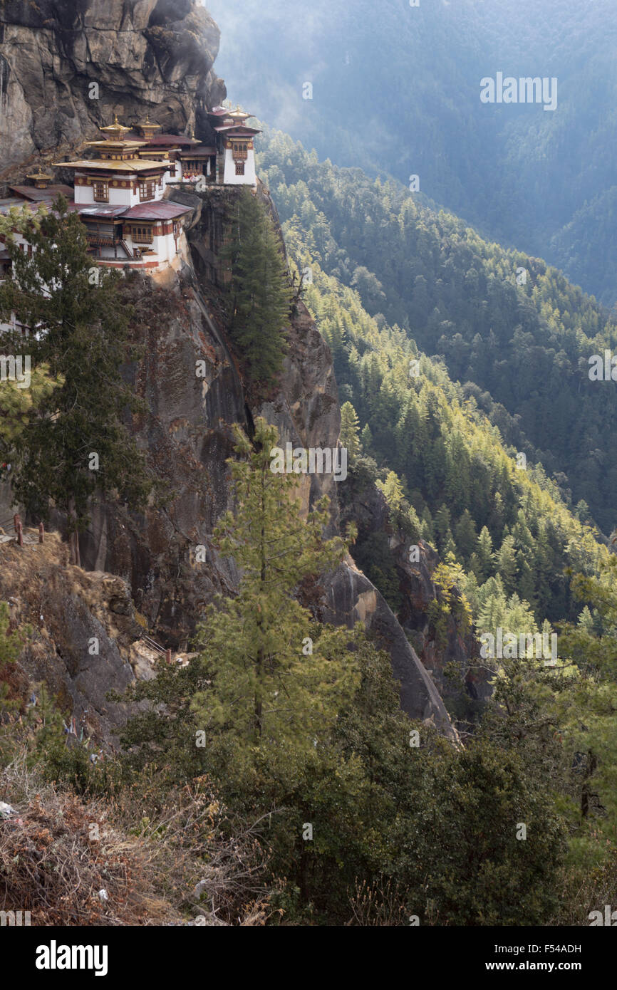 Des Tigers Nest Kloster in der Nähe von Paro, Bhutan Stockfoto