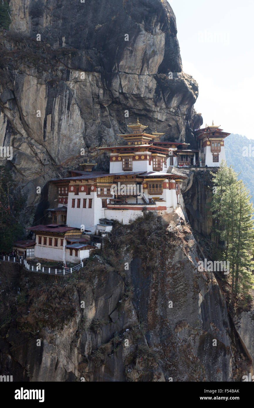 Des Tigers Nest Kloster in der Nähe von Paro, Bhutan Stockfoto