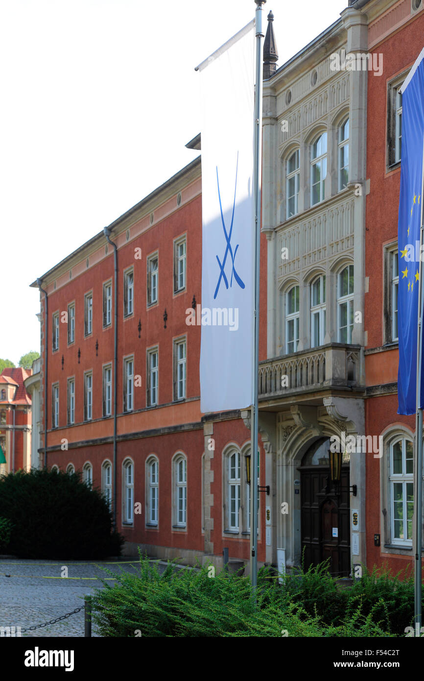 Porzellan-Manufaktur Meißen Sachsen Stockfoto