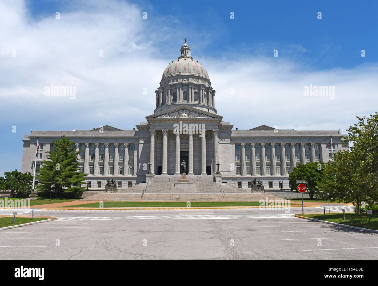 Missouri State Capitol in Jefferson City während des Tages Stockfoto