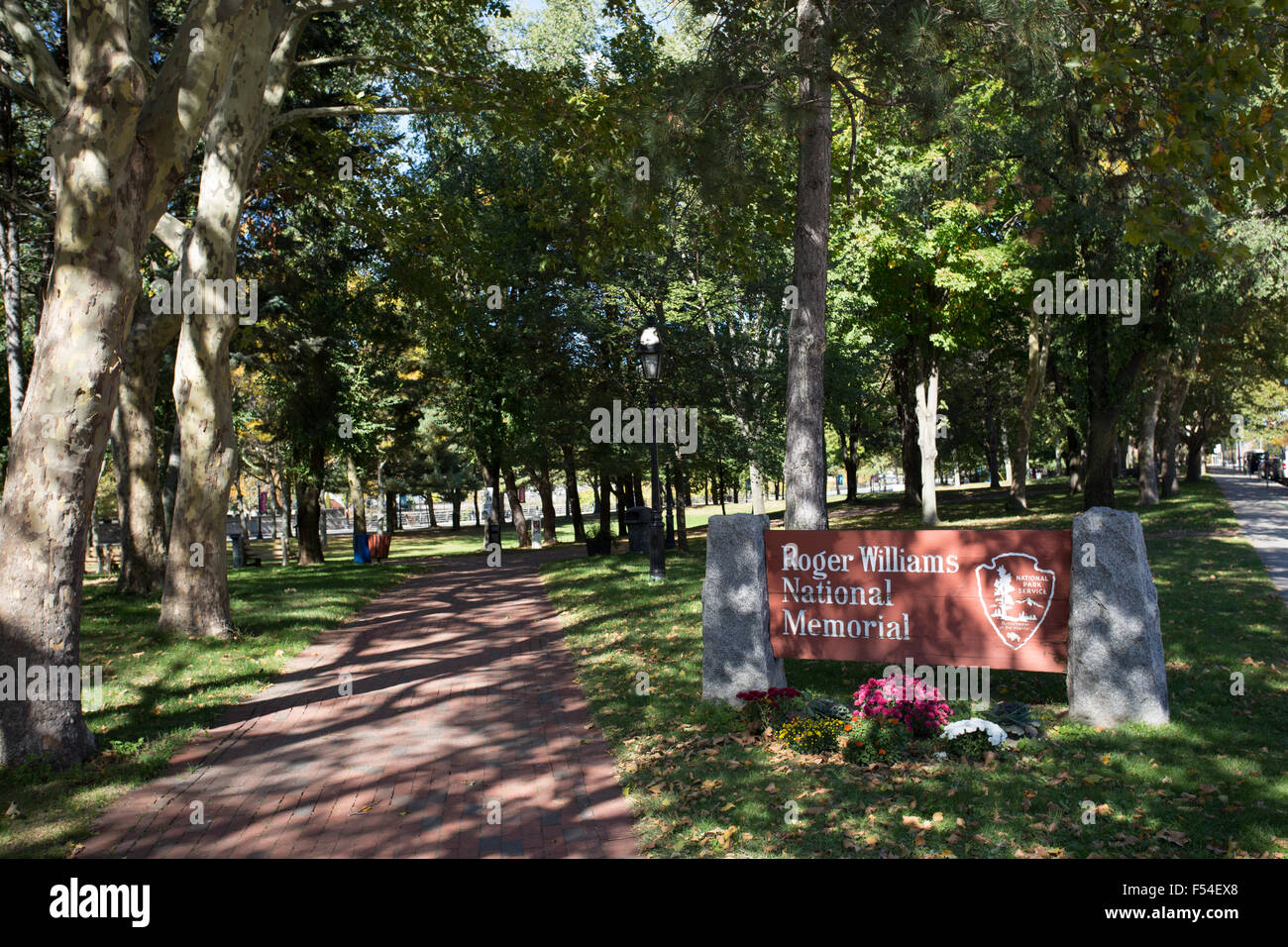 Roger Williams Nationaldenkmal Providence Rhode Island Stockfoto