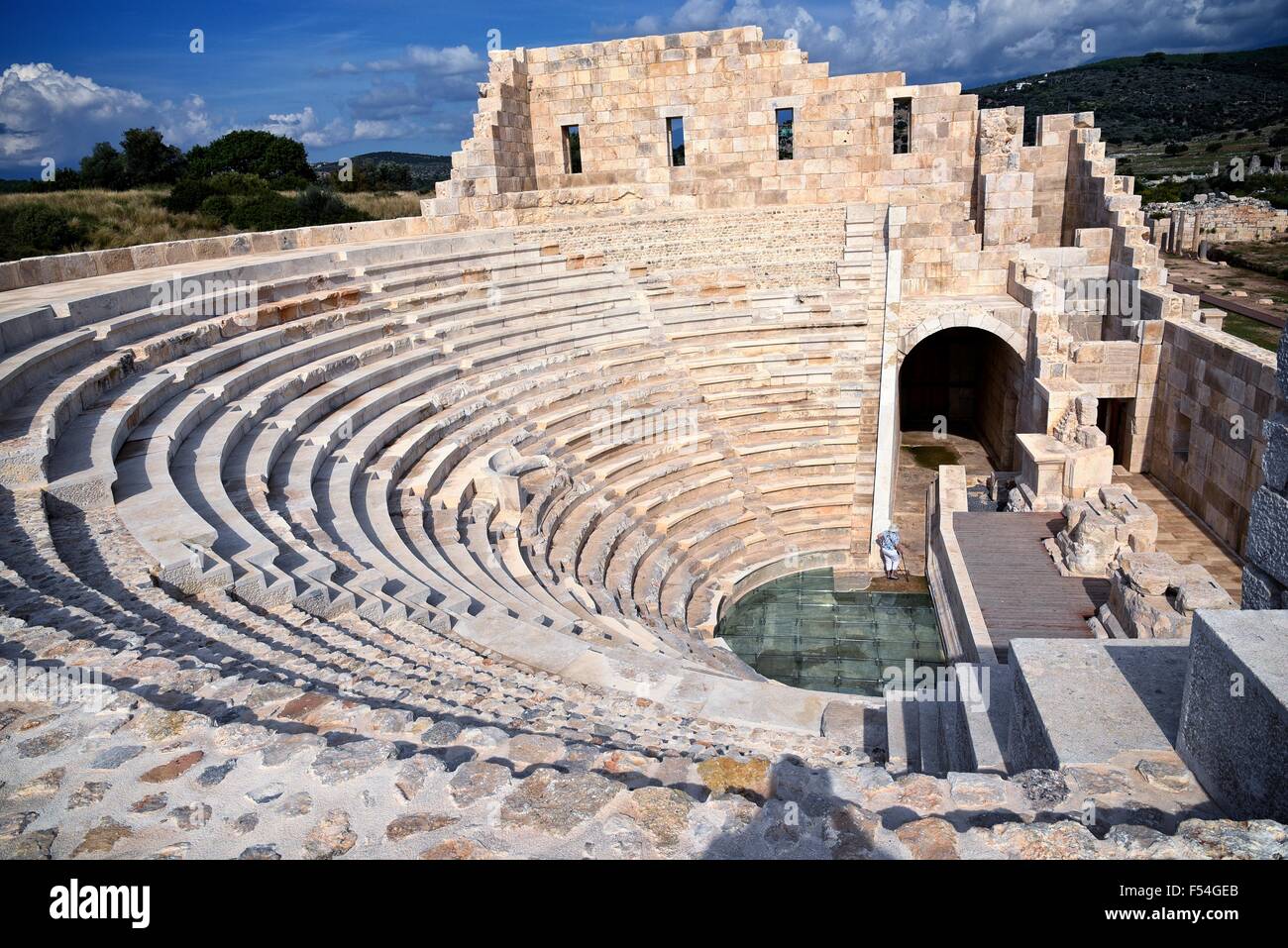 Patara Türkei Ort der antiken lykischen, griechischen und römischen Stadt. Geburtsort des Hl. Nikolaus und Apollo, Mittelmeerküste. Stockfoto