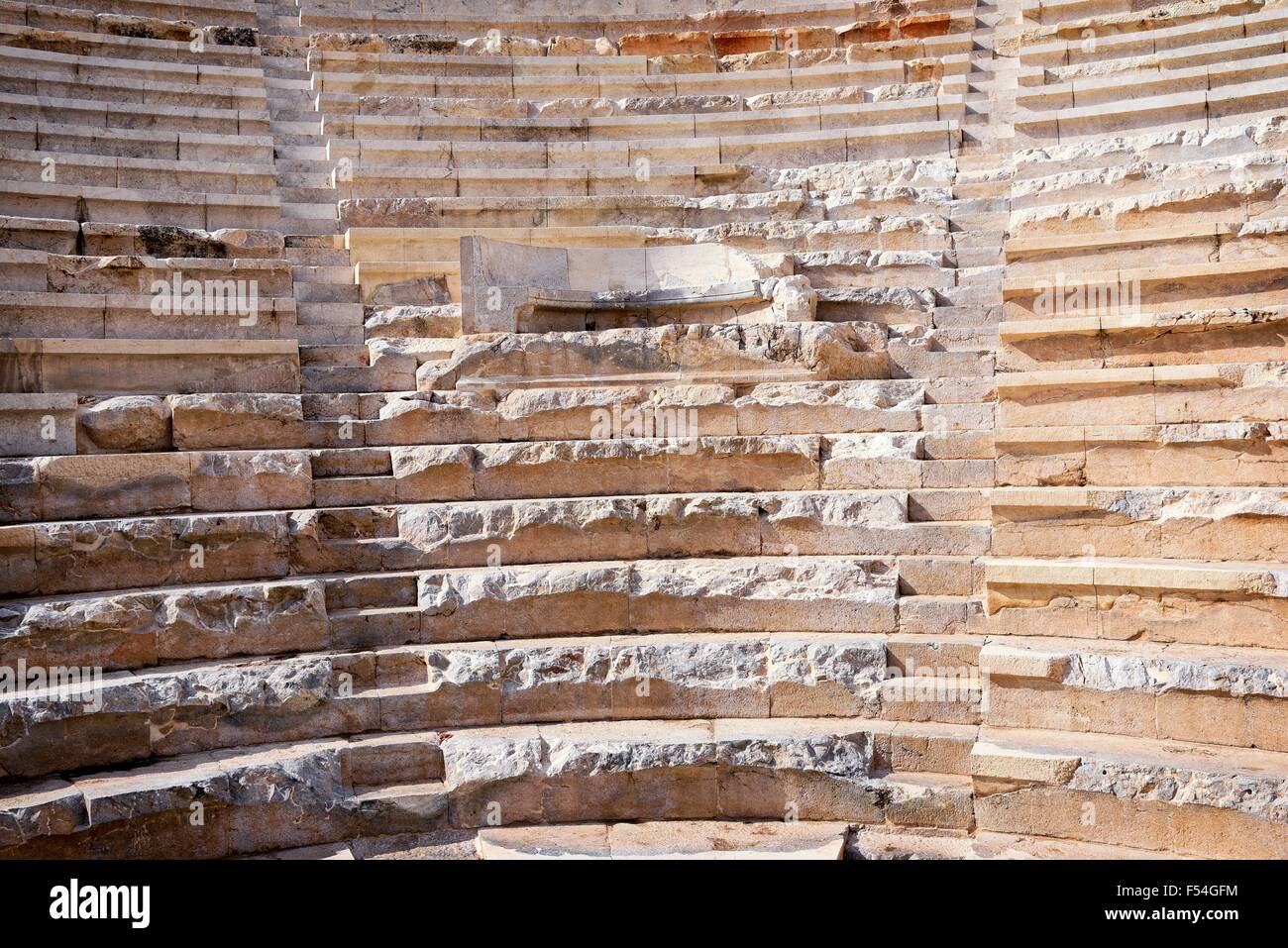 Patara Türkei Ort der antiken lykischen, griechischen und römischen Stadt. Geburtsort des Hl. Nikolaus und Apollo, Mittelmeerküste. Stockfoto