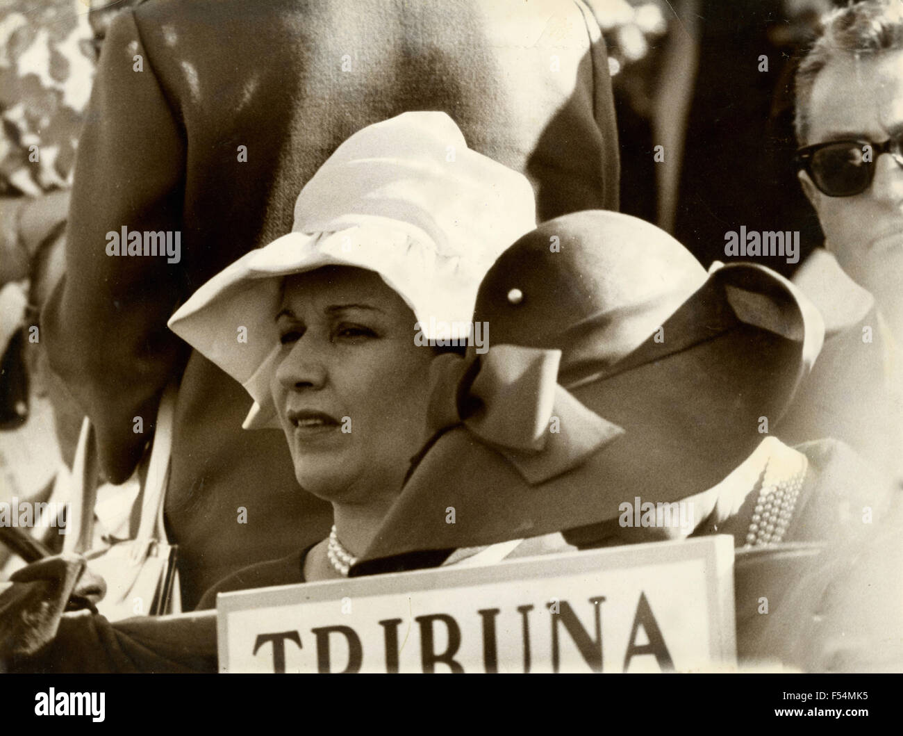 Der Schriftsteller Flora Volpini, Pferderennen, Rom, Italien Stockfoto