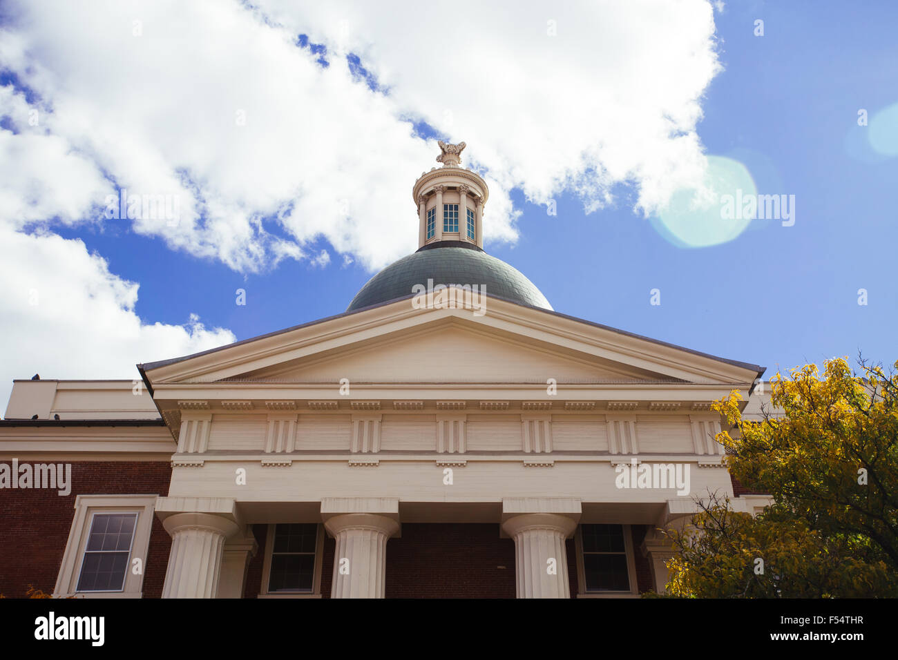 Top Rundkirche UCC Providence Rhode island Stockfoto