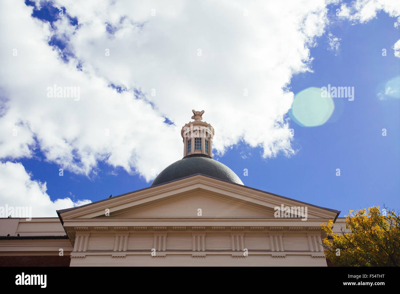 Top Rundkirche UCC Providence Rhode island Stockfoto