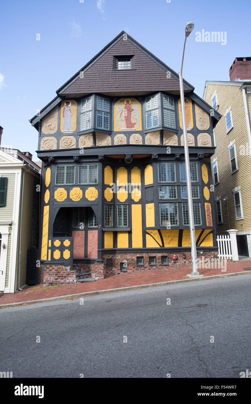 Lilie-Studios Providence Tudor Revival-Architektur Stockfoto