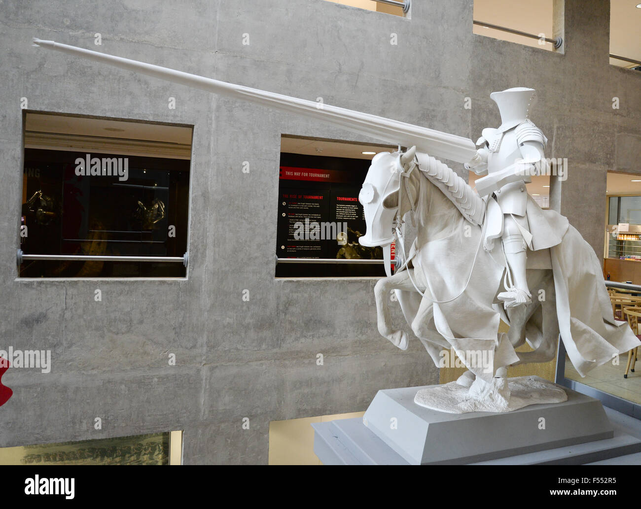 Das Royal Armouries Museum in Leeds, West Yorkshire, England, ist ein nationales Museum im Vereinigten Königreich Stockfoto