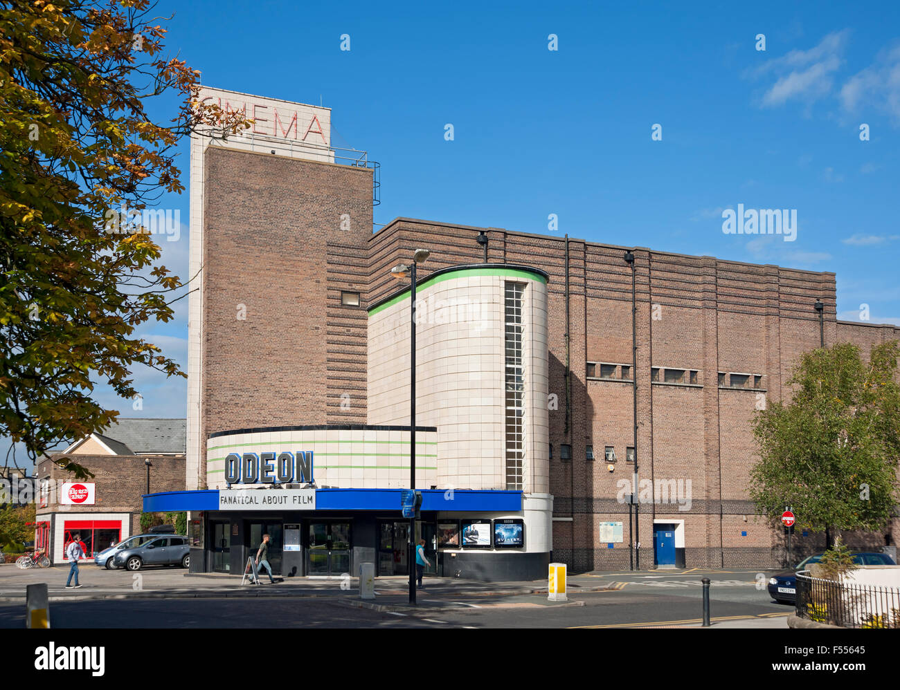 Odeon Cinema Äußeres Art déco-Gebäude East Parade Harrogate North Yorkshire England Großbritannien GB Großbritannien Stockfoto