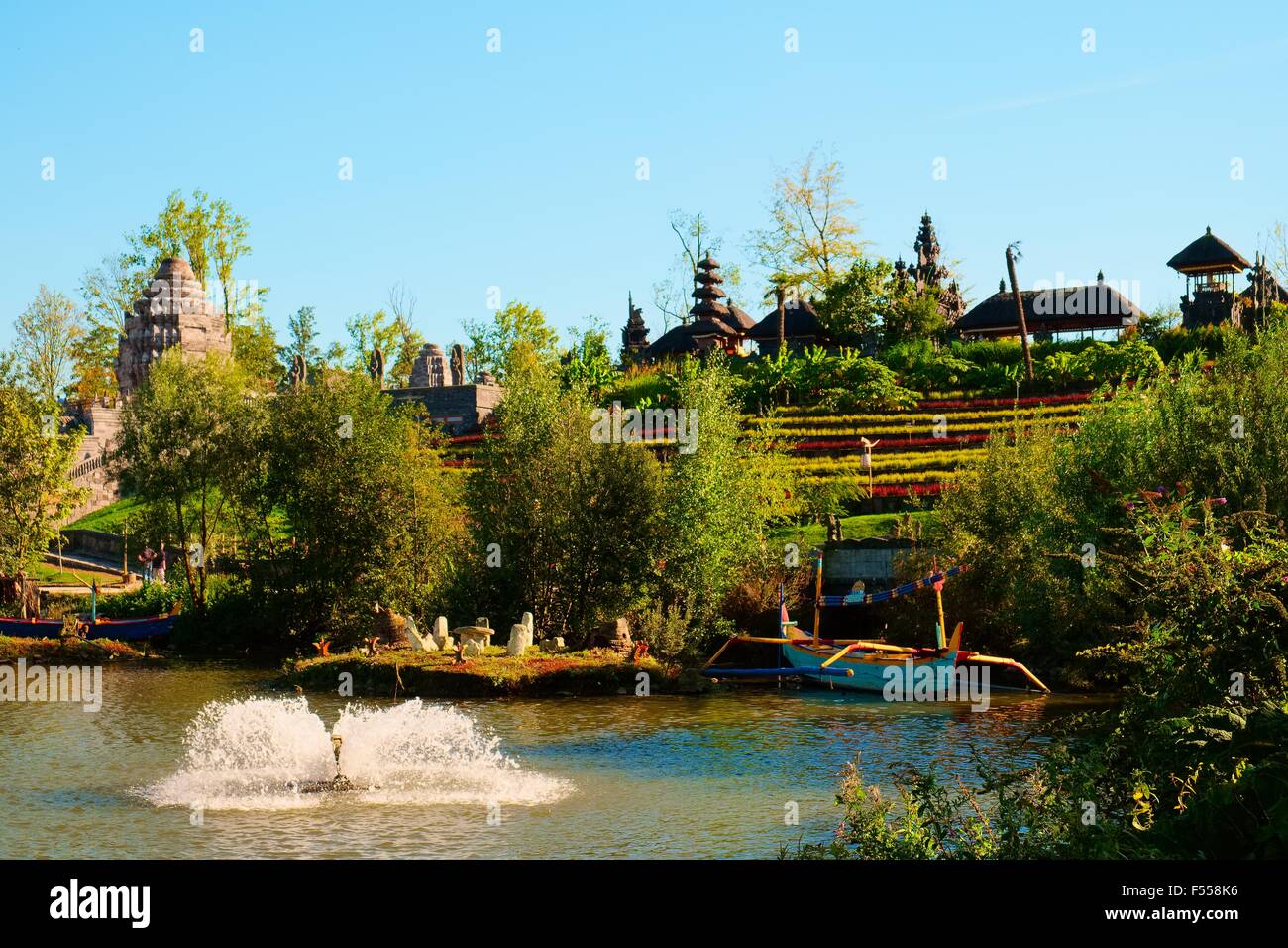 Asiatische Landschaft Stockfoto