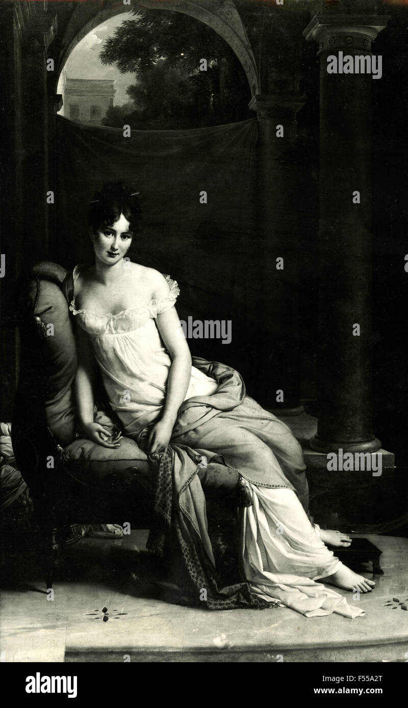 Petit Palace, Paris: Madame Recamier, gemalt von Baron Gerard Stockfoto