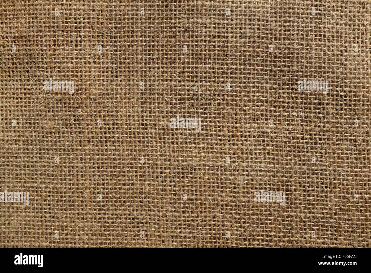 Hessische oder Sackleinen Rohmaterial als eine abstrakte Hintergrundtextur Stockfoto