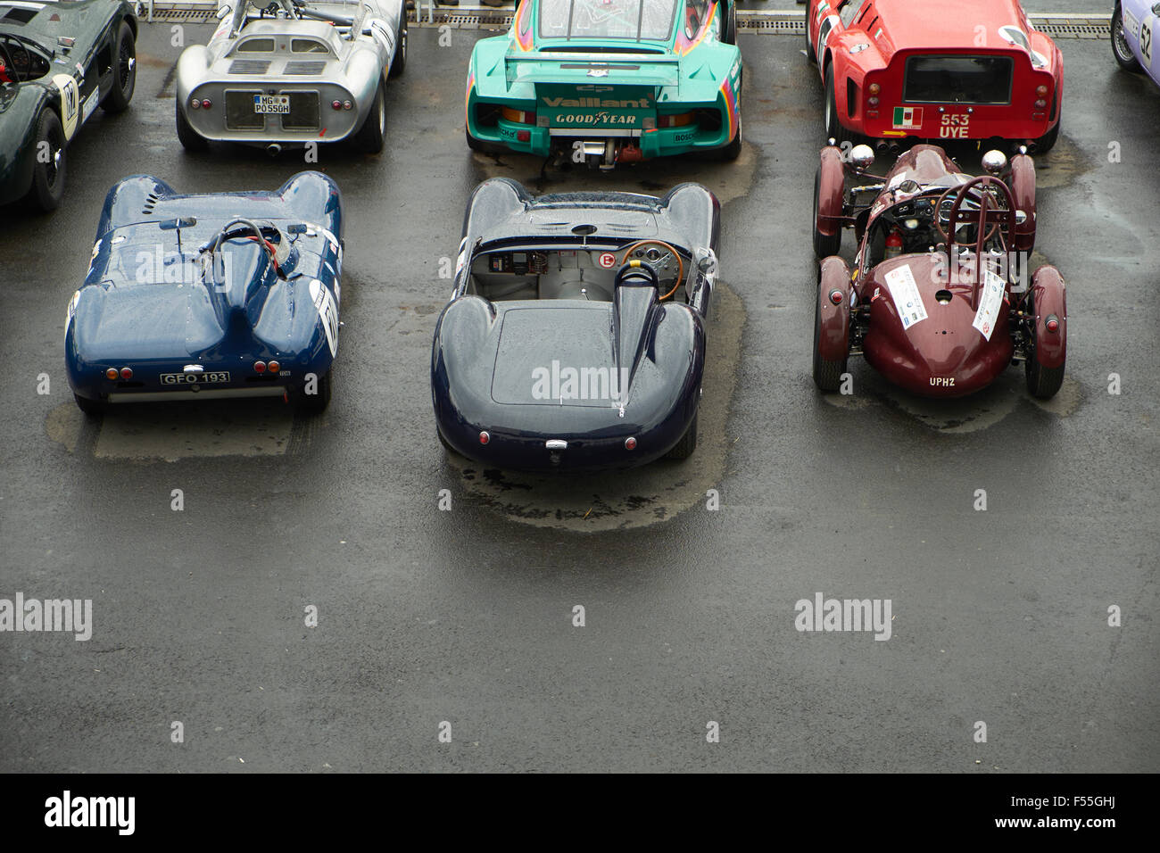 Deutschland, Nürburgring, Zweisitzer-Rennwagen und GTs von 1960,61 Stockfoto