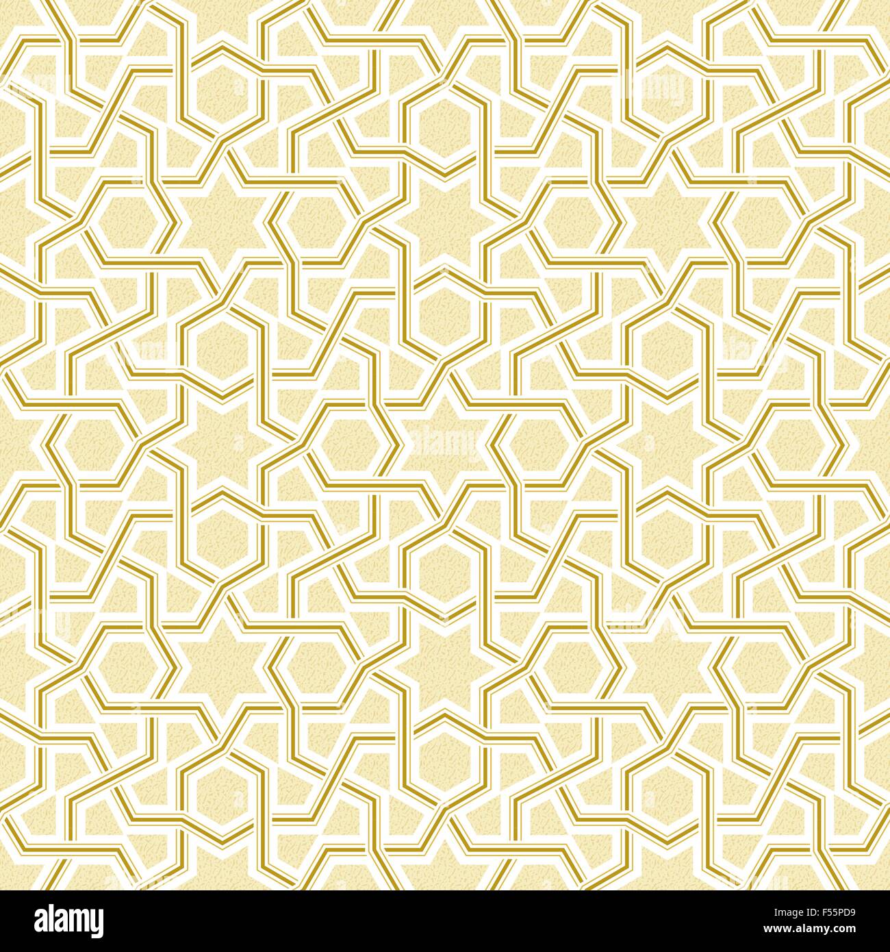 Geometrische Goldene Lichtmuster, Vektor-Illustration Stock Vektor