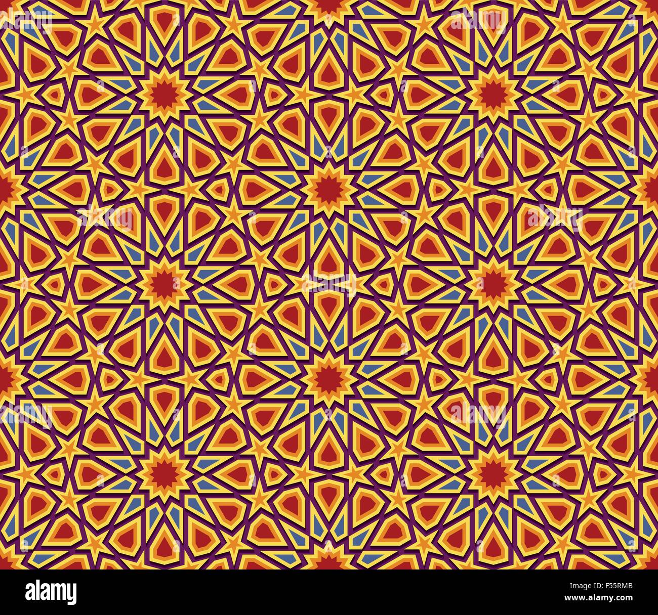 Abstrakten geometrischen farbigen nahtlose Hintergrund, Tapetendesign Stock Vektor