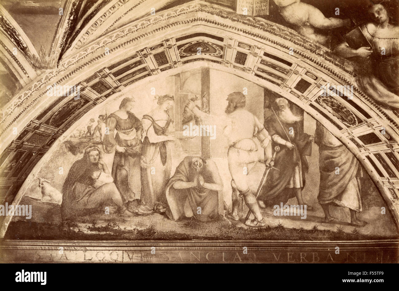 Collegio del Cambio: die Enthauptung des Johannes des Täufers, Gemälde von G. Manni Stockfoto