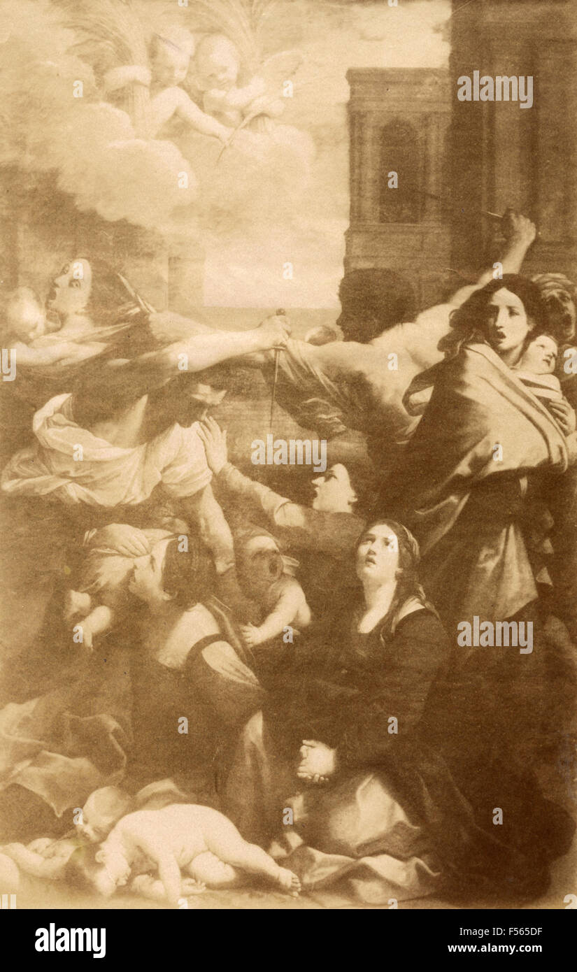 Foto Galerie von Bologne: Massaker der unschuldigen, von Guido Reni Stockfoto