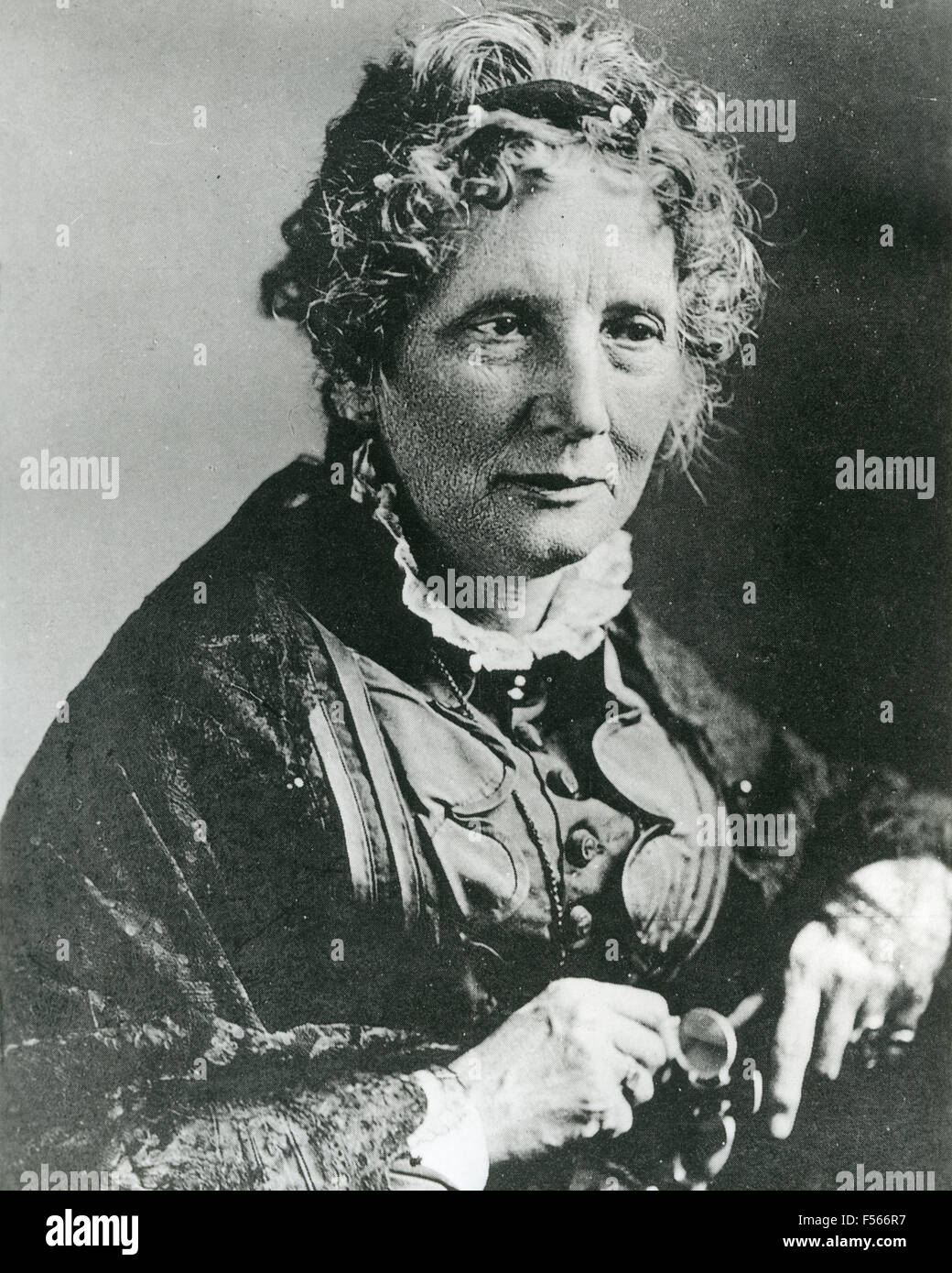 Harriet Beecher Stowe (1811-1896), Autor von Onkel Toms Hütte  Stockfotografie - Alamy
