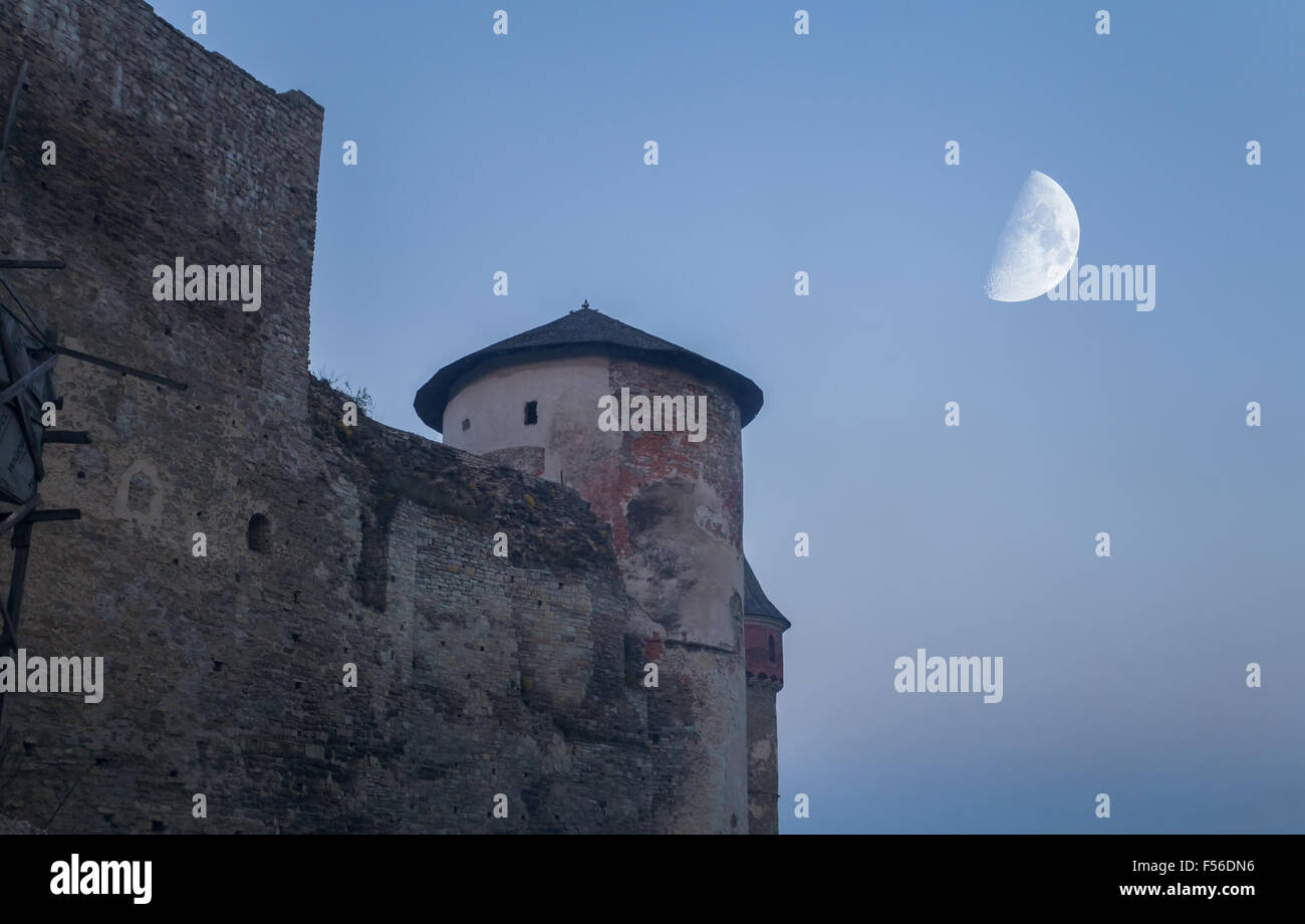 Burg in Kamenez Podolsk Stockfoto