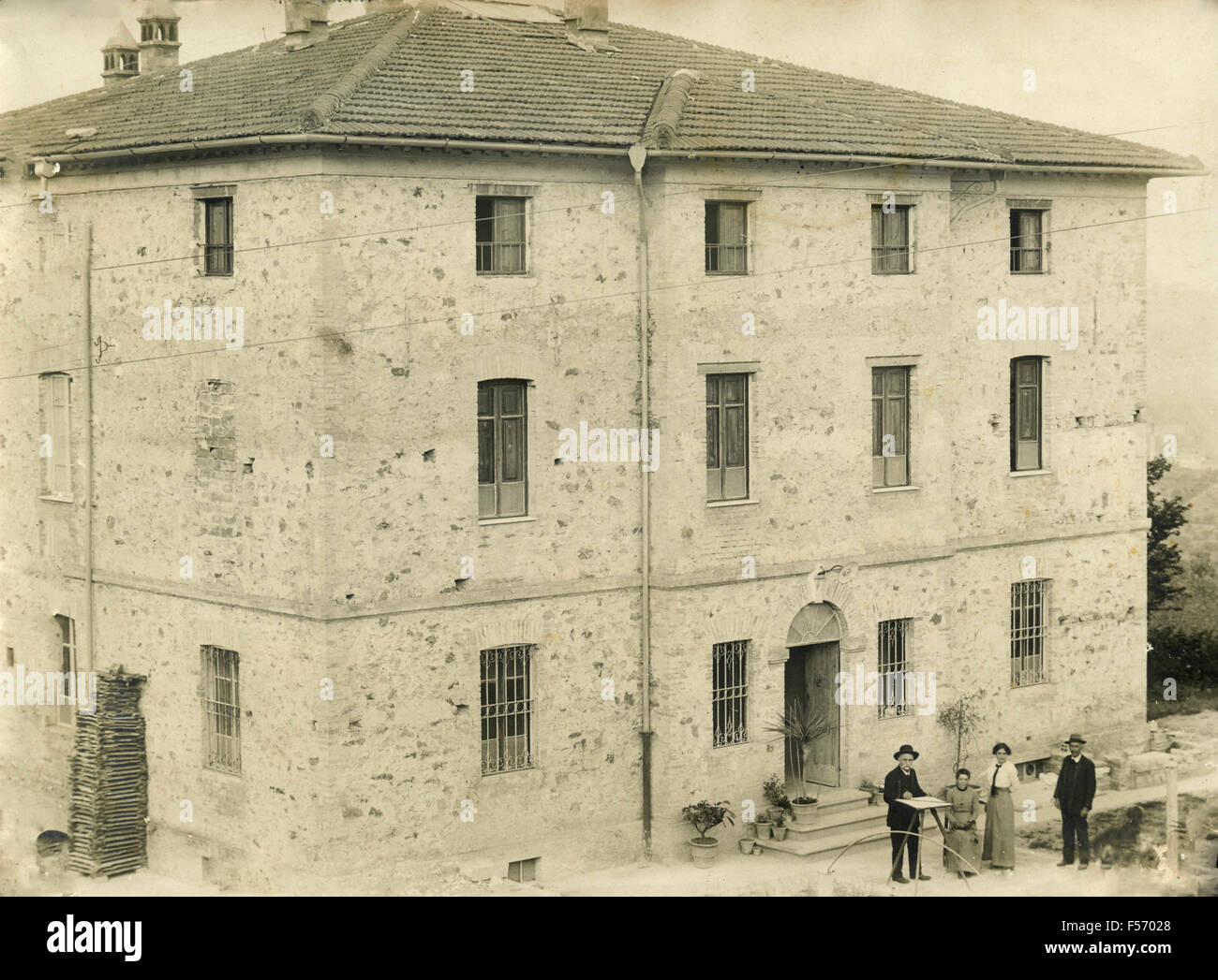 Ein Landhaus Stockfoto