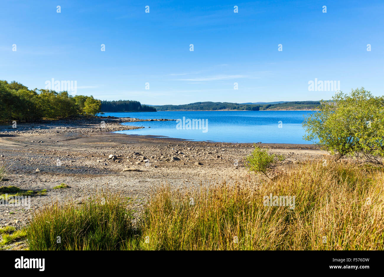 Kielder Wasser in der Nähe von Tower Knowe Besucherzentrum Kielder Forest, Northumberland, England, UK Stockfoto