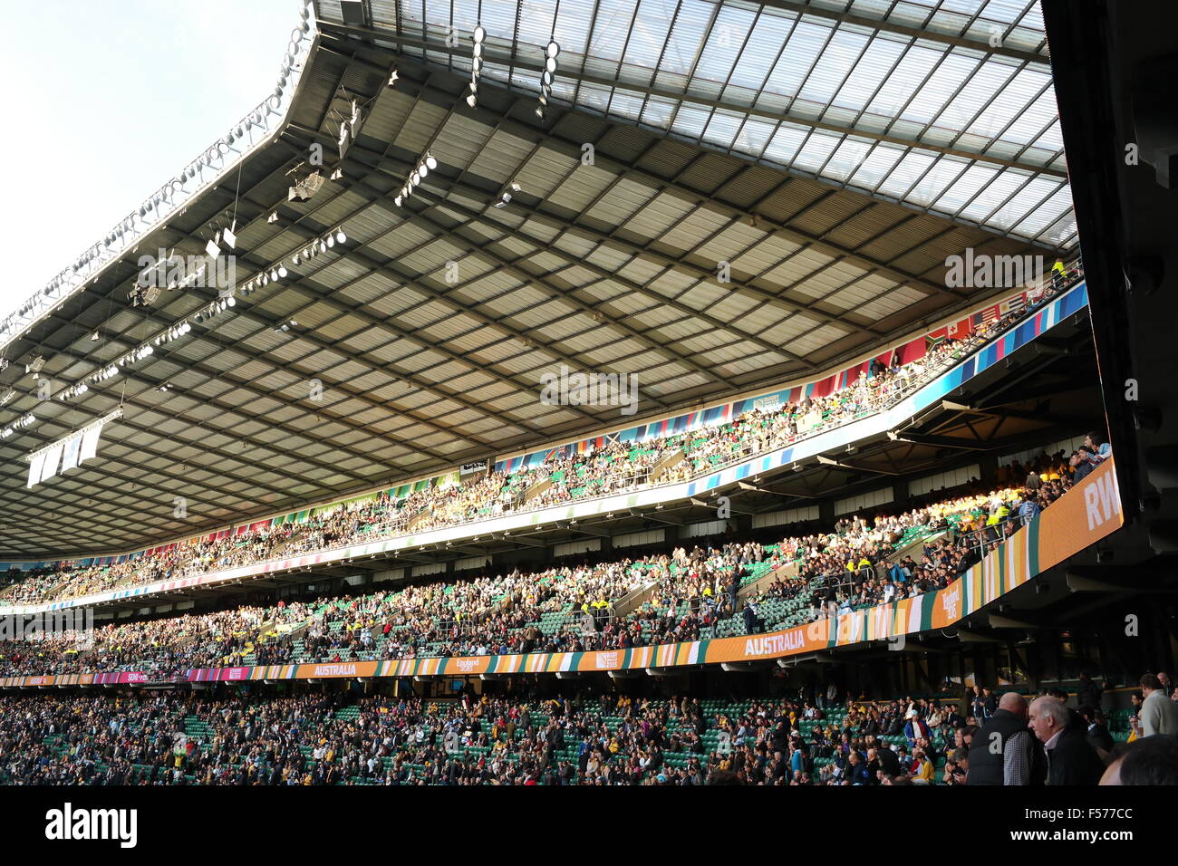 Rugby Union World Cup 2015 Twickenham Stadion Stockfoto